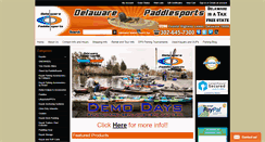 Desktop Screenshot of delawarepaddlesports.com